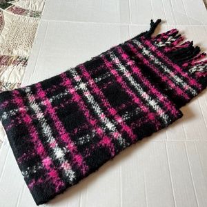 Victoria's Secret, pink/black/white scarf